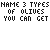 Pixelated image showing three olive types: black, green, and stuffed with a smiling face.