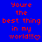 Blue background with red text repeating 'Youre the best thing in my world!!!' across multiple and , each ending with a different punctuation mark