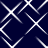 Dark blue background with white intersecting lines forming a of diamond shapes, some lines appear blurred or faded