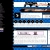 Static pixelated image showing a blue and white interface with abstract shapes and text elements, including a small square icon on the left side.