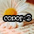 A pixelated daisy with a yellow center and white petals overlaid by black text reading 'color-3' in the lower-left portion of each frame.