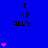 Blue background with repeated 'I <3 ALLY!!!' text and pink heart animations in vertical