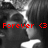 Pixelated grayscale image with red text reading 'Forever <3' overlaid on a blurred figure holding an object.