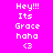 Pixelated text and emoticon on bright pink background with cyan highlight boxes, showing animated text changes.