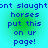 Blue pixelated text on a cyan-to-green gradient background with repeated phrases.