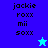 A pixelated image with four text blocks and two star icons on blue backgrounds, showing animation changes between frames.