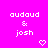 A static image with a bright pink background displays repeated text and heart symbols in white pixelated font.