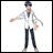 Pixelated figure in white shirt and dark pants with arms extended, next to black background with white text reading "AnimeIM" and "COM".