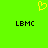 Yellow pixelated heart symbol above two black 'LBMC' text blocks on bright green background.
