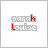 18 distinct pixel art icons featuring the text 'sarah louise' in varying color combinations and styles, each displayed on a white background