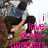 Pixelated image of a person in motion on a skateboard with pink text reading "i love skate-boarders" overlaid.