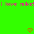 Green background with repeated pink text 'i love mike!' and red heart symbols in a static layout.