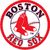 Boston Red Sox logo with red sock symbol, player names David Ortiz and Manny Ramirez in red text on black backgrounds, and baseball players in white uniforms.
