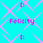 Pixelated cyan background with repeating pink diamond lattice pattern and four instances of 'Felicity' text in bright magenta.