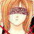 A pixelated anime-style character with long orange hair and a red outfit on the left, next to black background text reading "Anime IM" and "com" in white pixelated font.