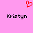Red pixelated heart symbol above two identical black text labels on a solid pink background.