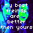 Pixelated image with four distinct sections: blue-green face, pink glittery background, colorful dots, and a heart outline.