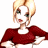 Pixelated cartoon woman in red top with hands on hips next to green text logo reading 'Original Icons .com'