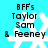 Four identical pixelated icons display text over a snowflake on cyan background, each showing slight motion blur variations.