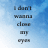 six with blue sky backgrounds displaying text fragments and a heart symbol, transitioning between static states