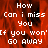 Red and black pixelated background with white text reading 'How Can i miss You If you won't GO AWAY' in a