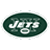Static pixelated oval-shaped logo with dark green background and white text reading "JETS" in stylized font, featuring a small circular emblem below the letters.