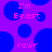 Pixelated text 'I'm Beast' and 'growl' on purple background with blue circles, static image.