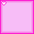 A 5x5 contact sheet of animated AIM buddy icon frames showing a pink-themed animation with hearts and text elements changing across sampled frames.
