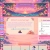Pixelated peach-toned scene with abstract shapes and blurred text elements in a grid layout.