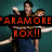 A static collage of six distinct text overlays on celebrity and band imagery, each with bold, pixelated lettering in red, orange, or yellow against dark backgrounds.