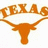 Orange longhorn silhouette with 'TEXAS' arched above, two versions show text and horn details; one version includes 'GO LONGHORNS!' below the head.