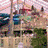 Six- of pixelated images showing a water park, a boat, a ride, and text elements including 'GREAT ESCAPE LODGE & INDOOR WATER PARK' and '3.8.08'
