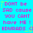 Pixelated text repeats across a bright cyan background with pink lettering and yellow stars, forming a of identical phrases