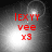 Red text 'LEXYY vee x9' over a grayscale gradient background with shifting light patterns.