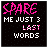 A 5x4 contact sheet of animated text frames featuring pink and white pixelated phrases on black backgrounds with a gray transparency background.