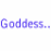 Static image with blue text phrases surrounding a central pixelated photo of a woman touching her face, set against white background.