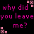 Static pixel art icon with pink text and geometric shapes on black background.