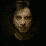 Animated sequence of a person's face with changing mouth positions and hand gestures against a dark background, accompanied by text elements at the bottom.