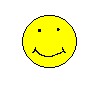 Yellow smiley faces with varying mouth shapes and facial proportions arranged in a on gray background