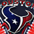 Static 50x50 pixel icon featuring a stylized Houston Texans logo with blue, red, and white colors on a dark background.
