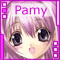 A pixelated anime-style character with light purple hair and large dark eyes appears in a , displaying subtle facial expression changes across frames