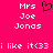 A static pixel art image with a bright pink background displaying white text and a black heart symbol.