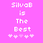 Pixelated text on a bright pink background with a sequence of five pink heart symbols changing position.
