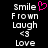 Two side-by-side pixelated text on black background with white text and one pink heart symbol