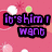 Pixelated text phrases in various colors on a pink background with white and green circular patterns.
