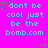 Bright pink background with cyan text reading "dont be cool just be the bomb.com" and scattered green and purple star-like pixels.