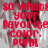 Red pixelated text repeats 'so what's your favorite color. punk' over a blurred grayscale background with indistinct figures.