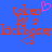 Blue background with red pixelated text 'taken by a hacker' and pink heart symbol above the word 'taken', two identical versions side-by-side.