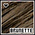 Two side-by-side animated frames of a pixelated buddy icon featuring a brown striped background, white text, and a heart symbol that changes from black-filled to outline.