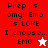 A four- displays pixelated text and symbols with color variations
